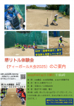 【6月15日】堺リトル体験会(ティー ボール大会)実施のお知らせ